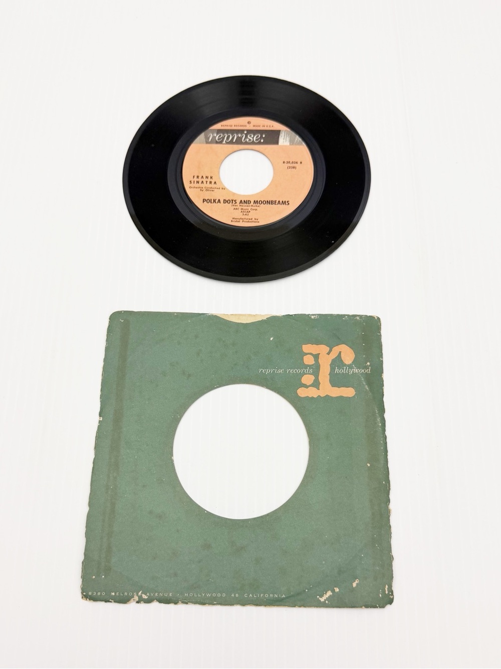 Vintage Reprise Frank Sinatra There Are Such Things 7 Inch Vinyl Record